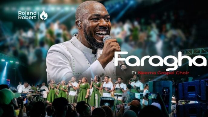 Roland Robert performing gospel music live