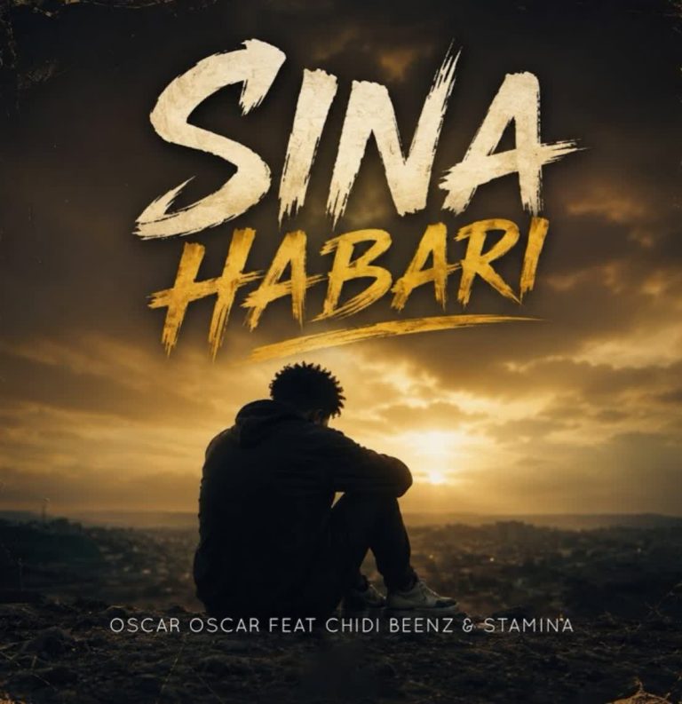 Download and listen to “Sina Habari” by Oscar Oscar featuring Chid Benz and Stamina, a motivational hip hop anthem packed with hard-hitting bars, sharp lyricism, and inspiring messages.