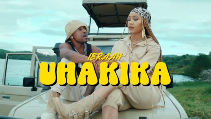 Ibraah in the official music video for his Bongo Flava song "Uhakika."